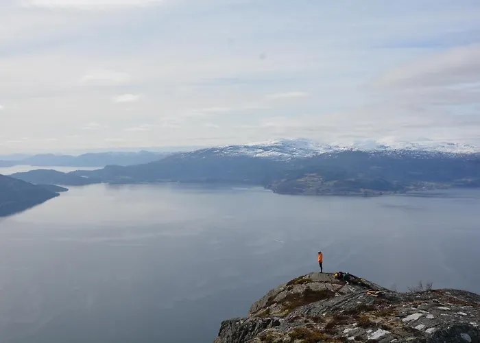 Hardanger Fjordtun Treetopcabin, Nature, Birds, Silence, Fjord And Many Hikes Nearby * Herand